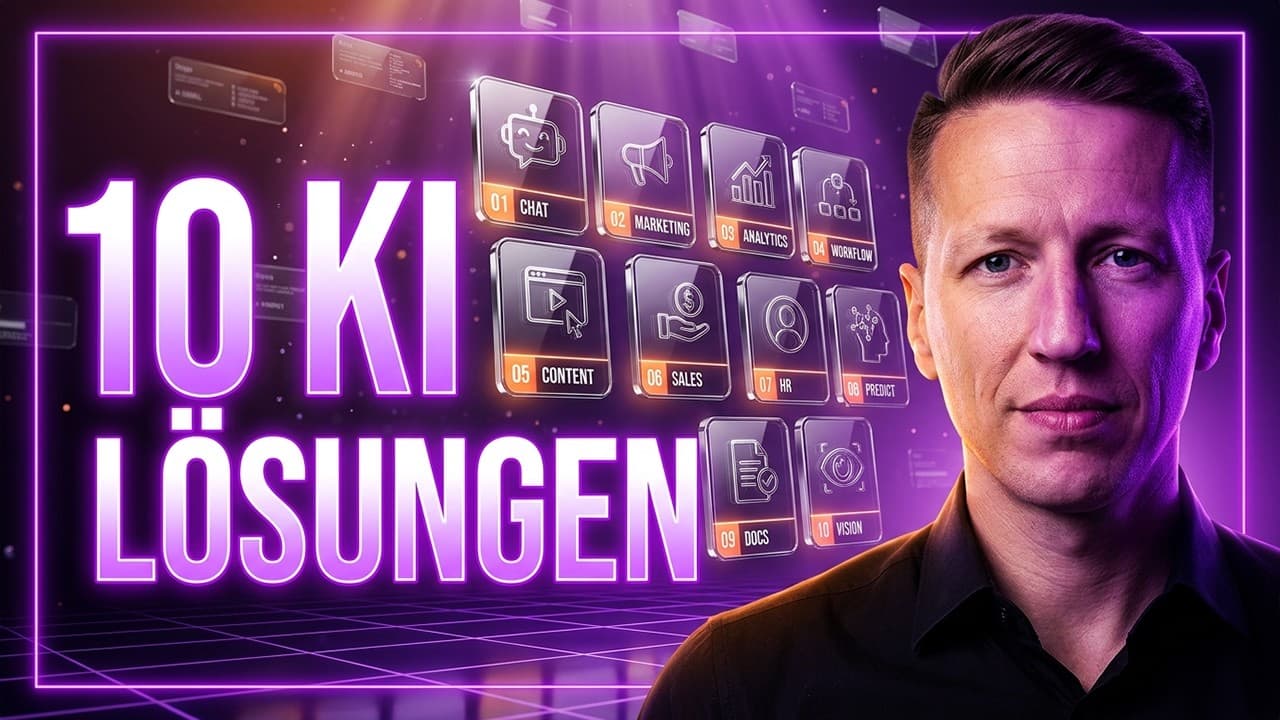 Zehn KI-Lösungen mit echtem Mehrwert für dein Unternehmen