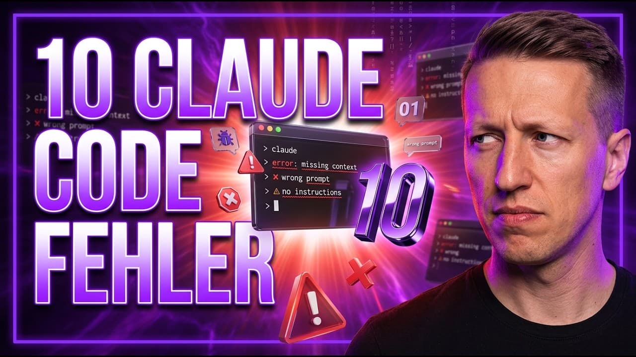 Die 10 teuersten Claude-Code-Fehler