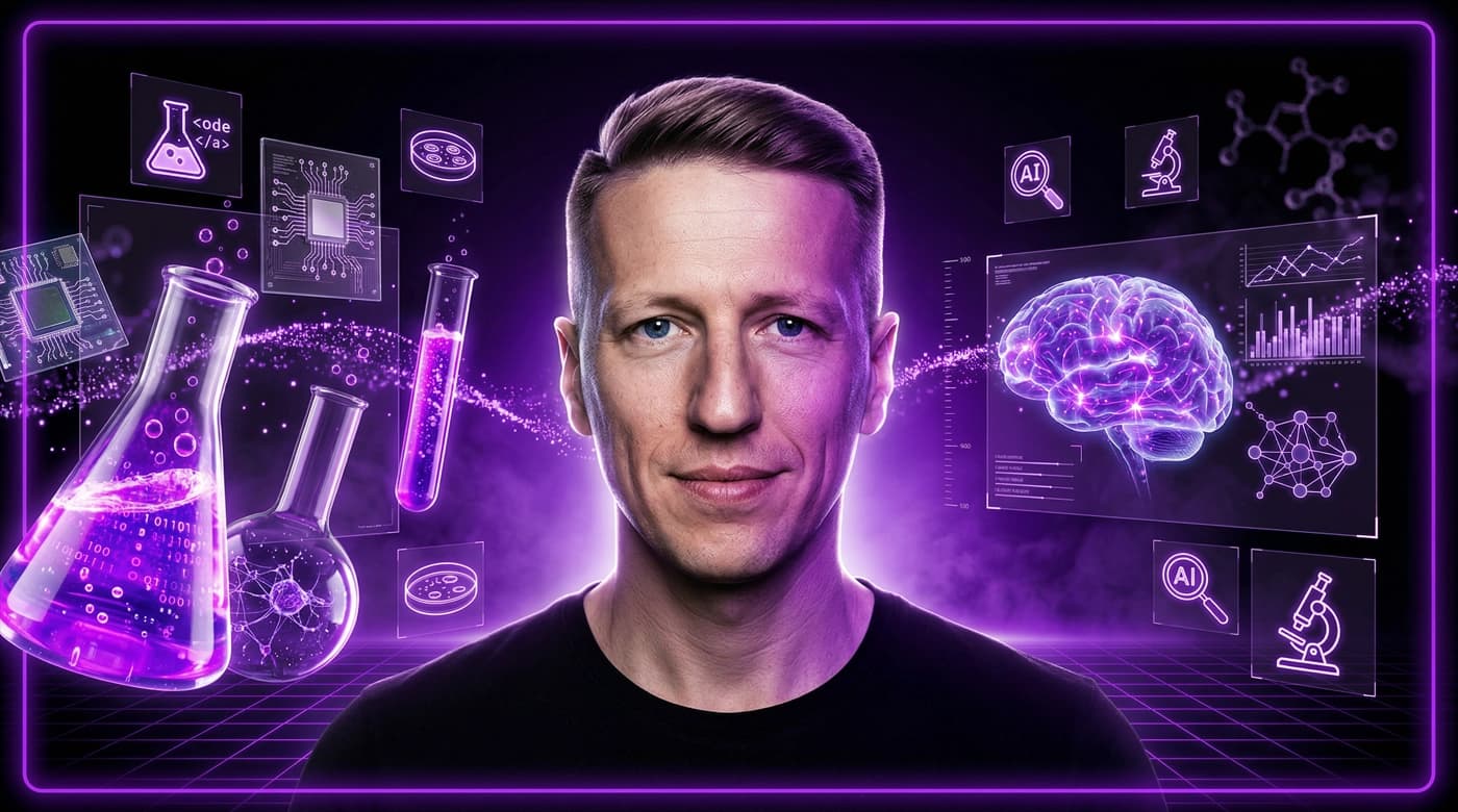 Jannis Gerlinger im KI-Labor
